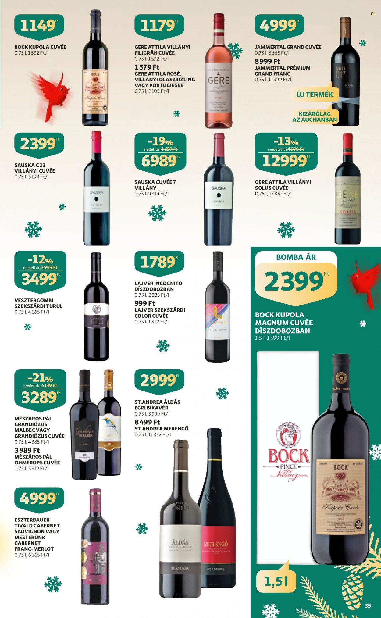 Auchan akciós újságok - 2021.12.09 - 2021.12.24. Oldal 35
