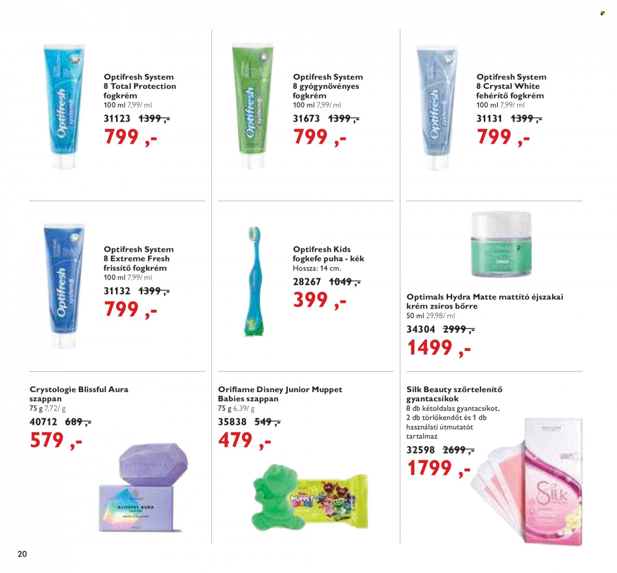 Oriflame akciós újságok - 2021.12.07 - 2021.12.27. Oldal 20