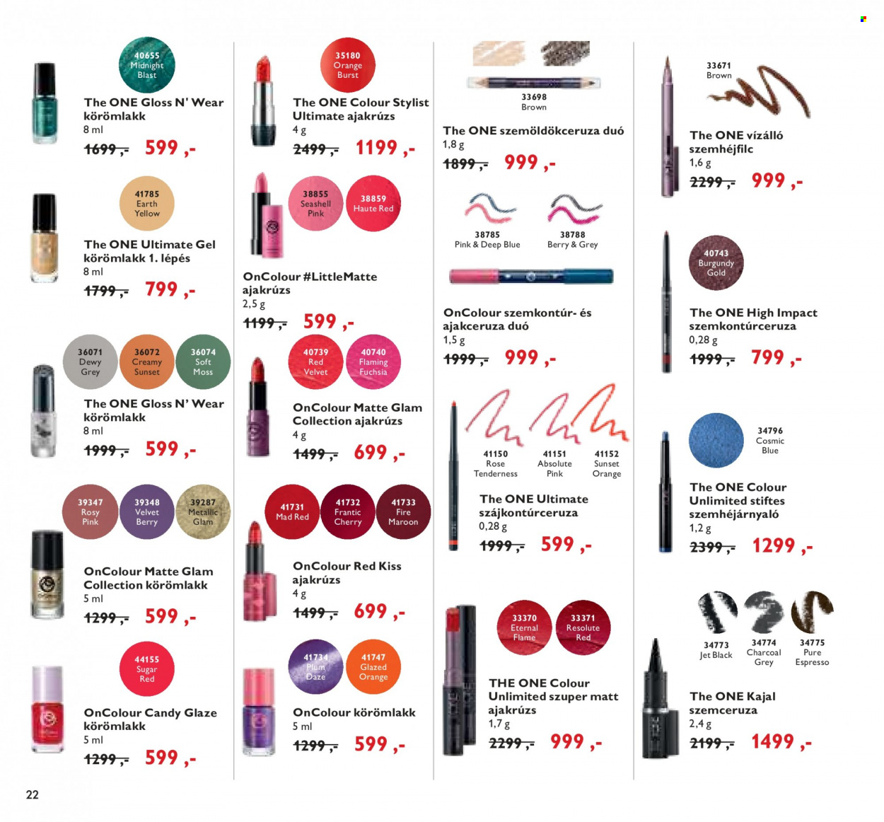 Oriflame akciós újságok - 2021.12.07 - 2021.12.27. Oldal 22