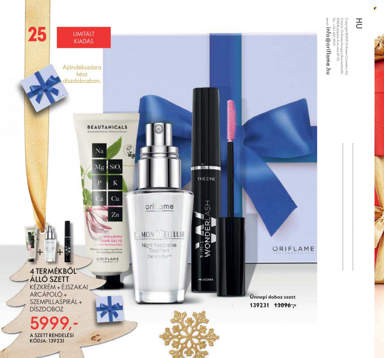 Oriflame akciós újságok - 2021.12.07 - 2021.12.27. Oldal 28