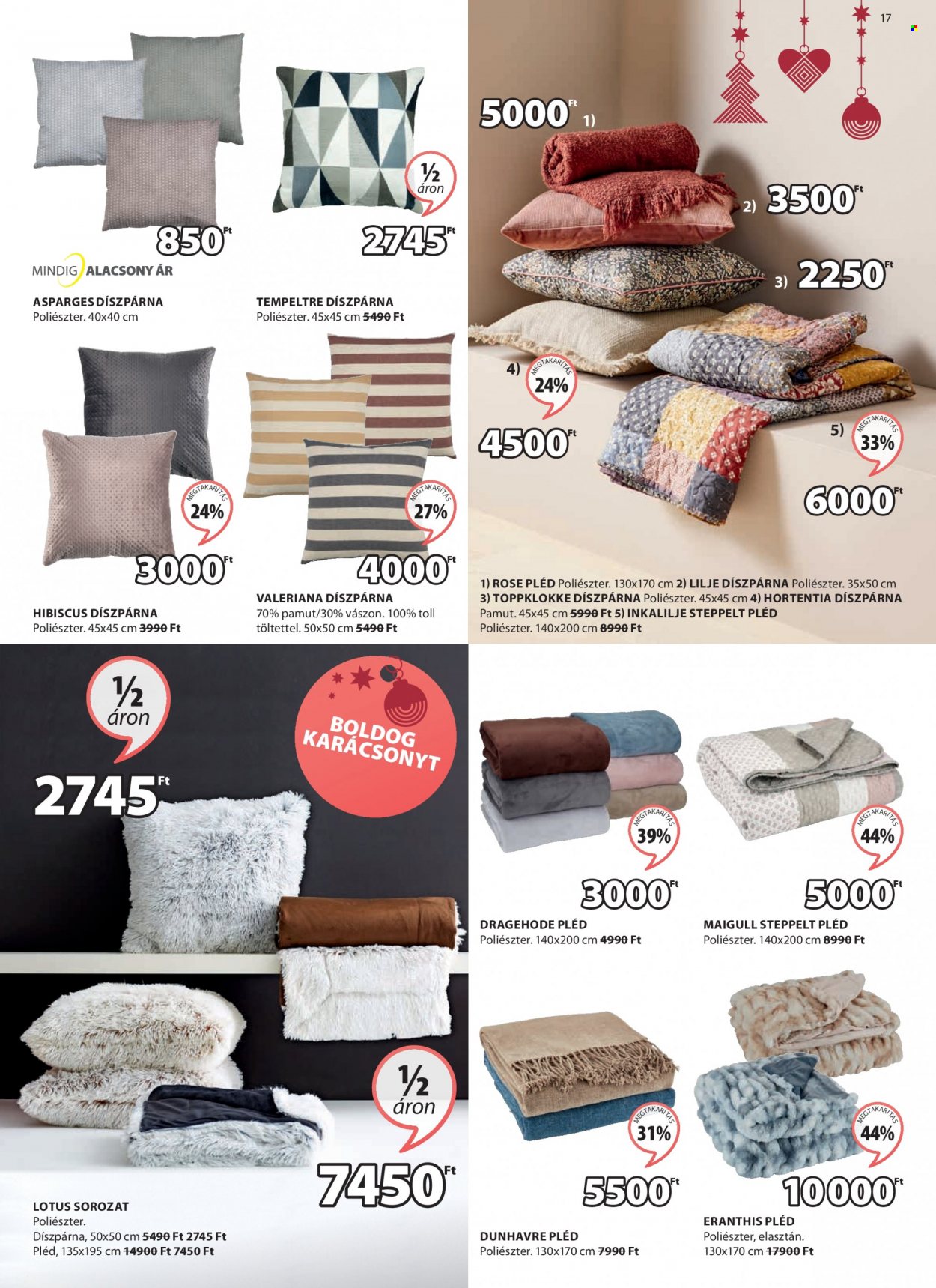 JYSK akciós újságok - 2021.12.09 - 2021.12.24. Oldal 17
