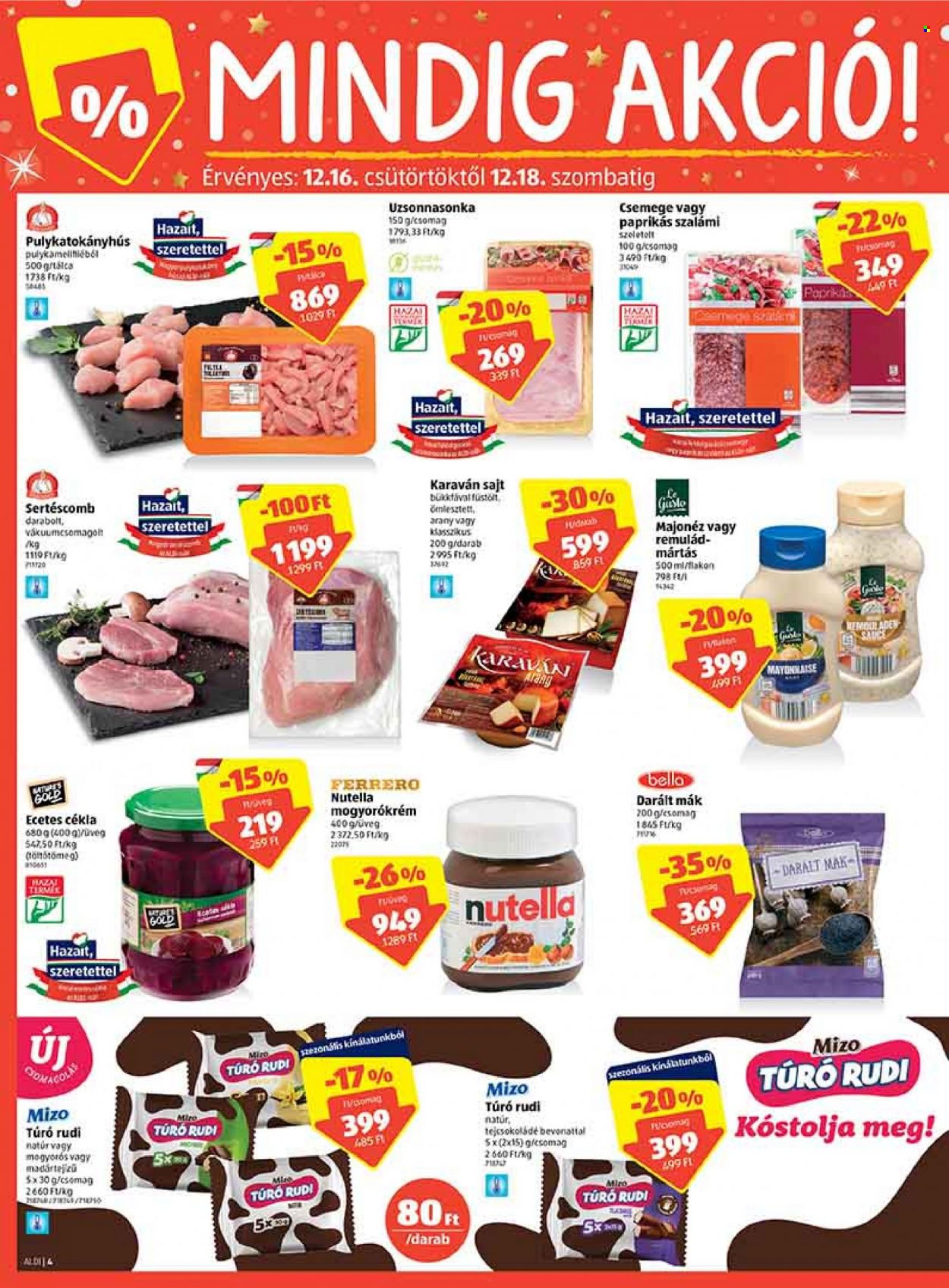 Aldi akciós újságok - 2021.12.16 - 2021.12.22. Oldal 4