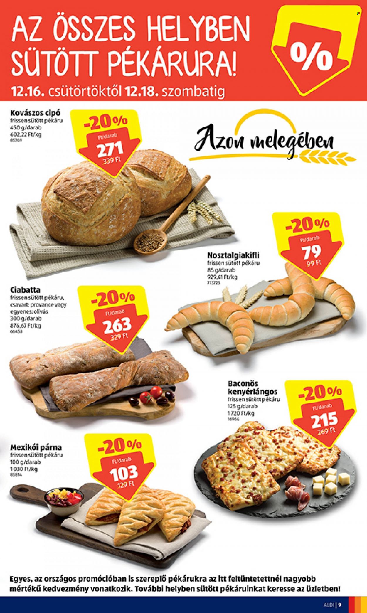Aldi akciós újságok - 2021.12.16 - 2021.12.18. Oldal 9