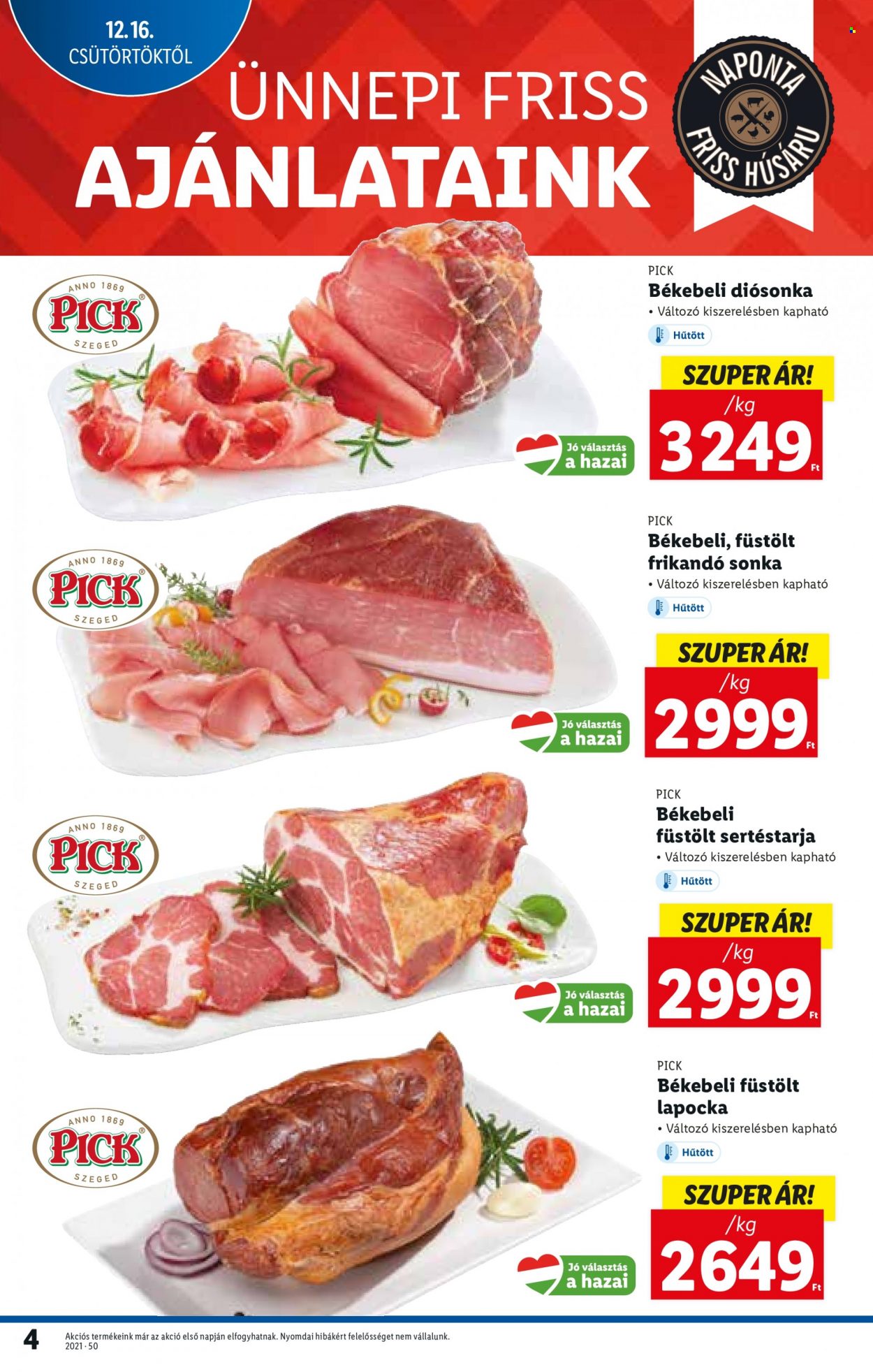 Lidl akciós újságok - 2021.12.16 - 2021.12.22. Oldal 4