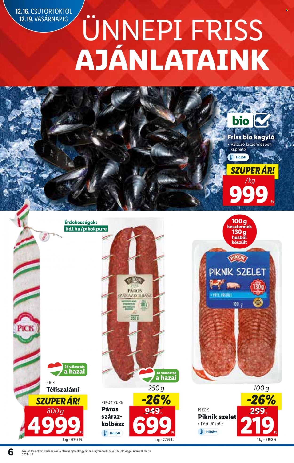 Lidl akciós újságok - 2021.12.16 - 2021.12.22. Oldal 6