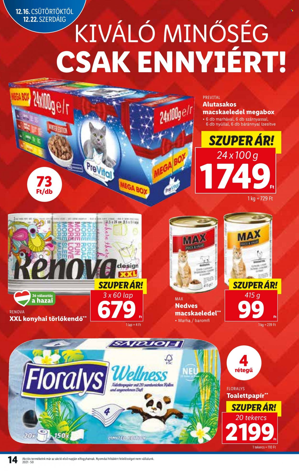 Lidl akciós újságok - 2021.12.16 - 2021.12.22. Oldal 14