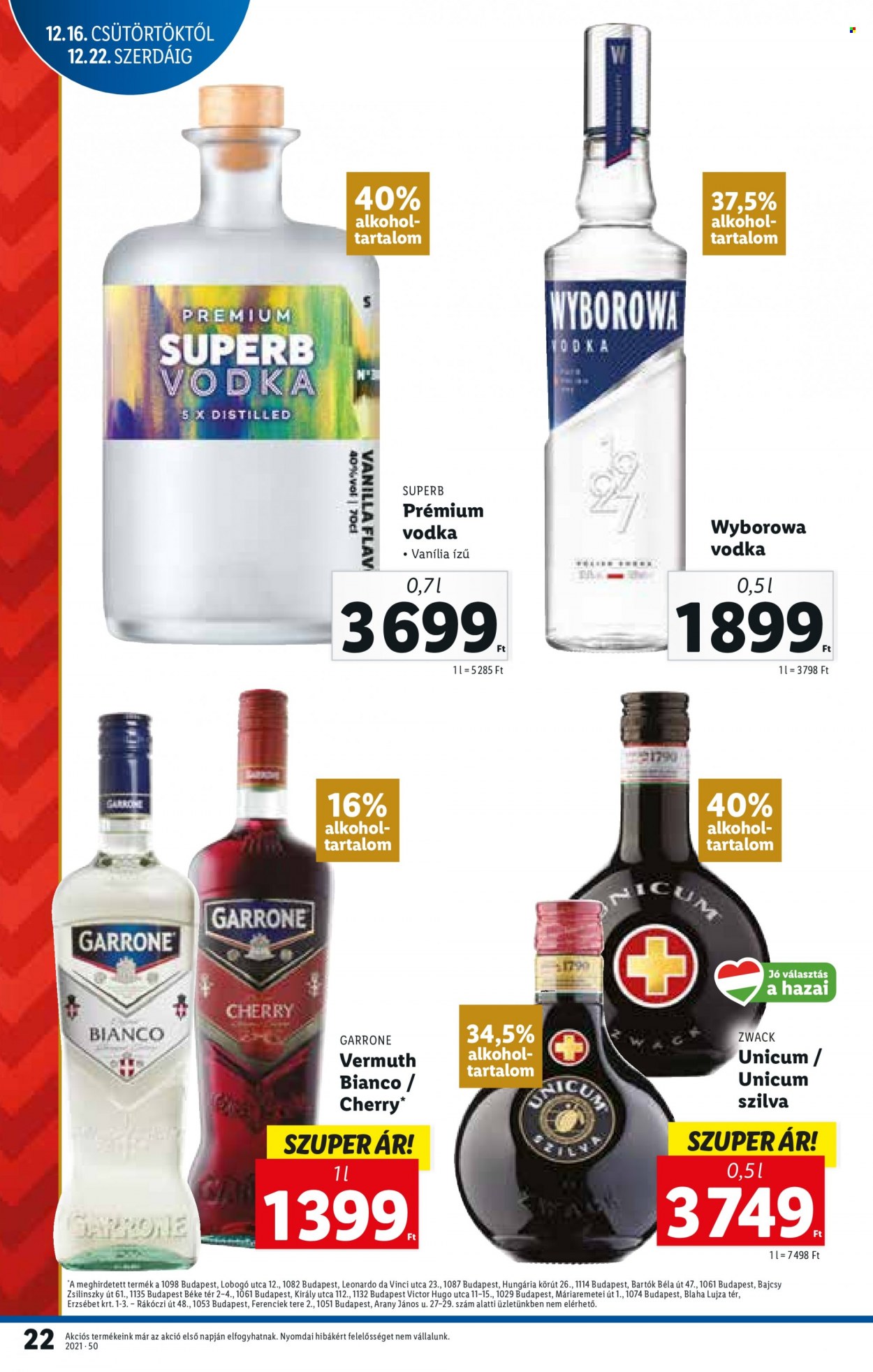 Lidl akciós újságok - 2021.12.16 - 2021.12.22. Oldal 22