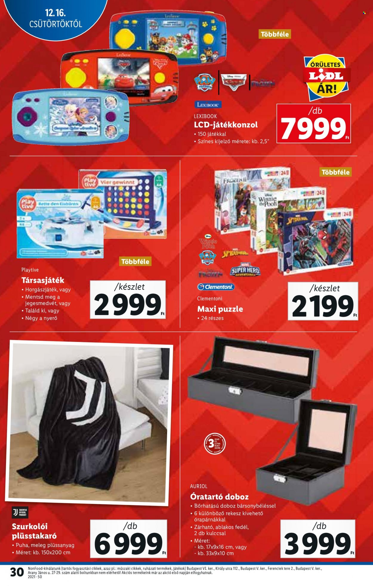 Lidl akciós újságok - 2021.12.16 - 2021.12.22. Oldal 30