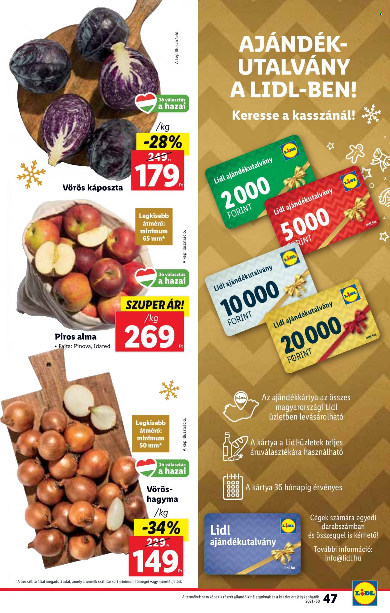 Lidl akciós újságok - 2021.12.16 - 2021.12.22. Oldal 47
