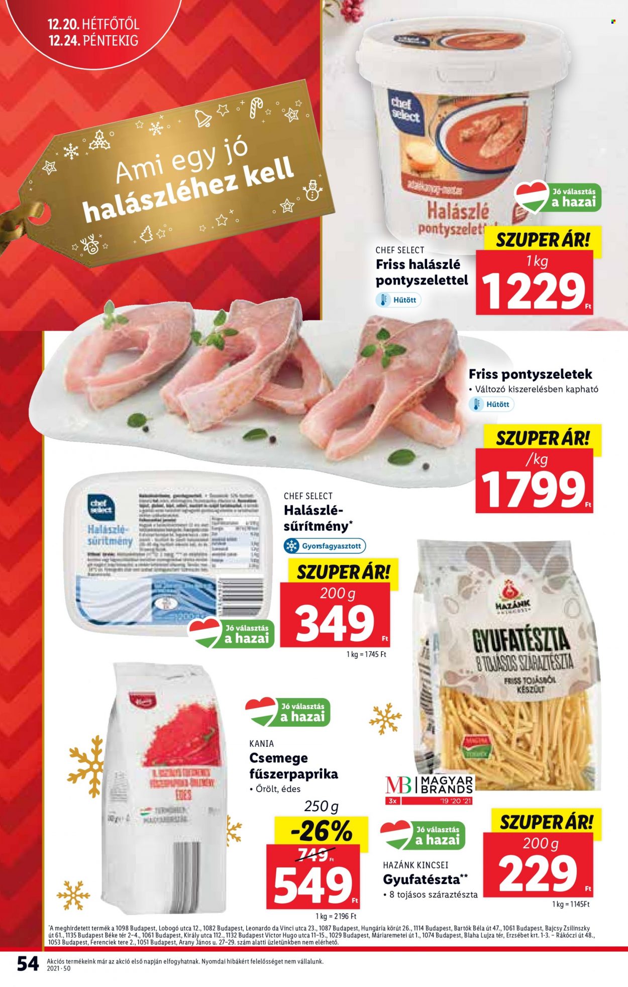 Lidl akciós újságok - 2021.12.16 - 2021.12.22. Oldal 54