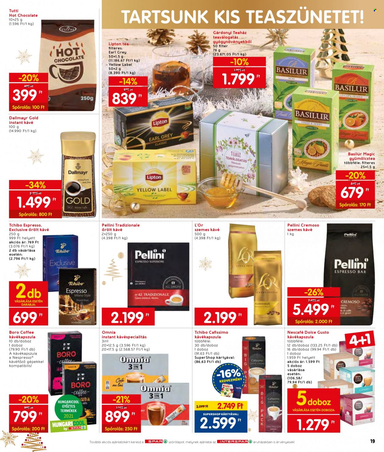 INTERSPAR akciós újságok - 2021.12.16 - 2021.12.24. Oldal 19