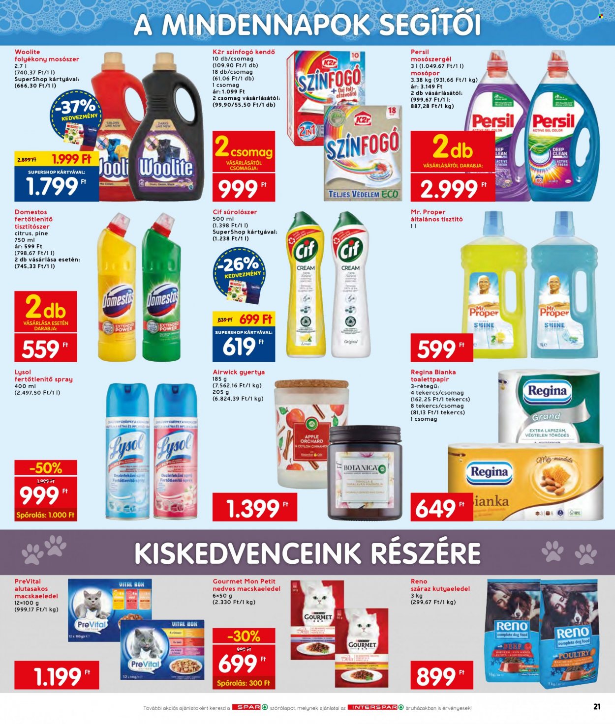 INTERSPAR akciós újságok - 2021.12.16 - 2021.12.24. Oldal 21