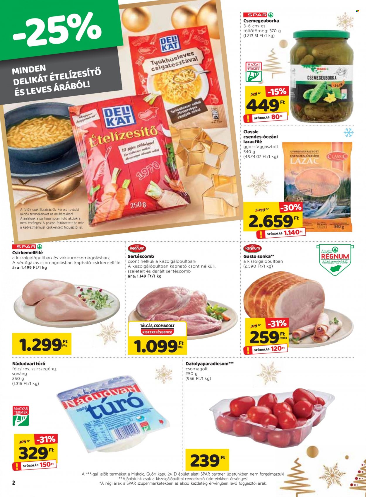 SPAR akciós újságok - 2021.12.16 - 2021.12.24. Oldal 2
