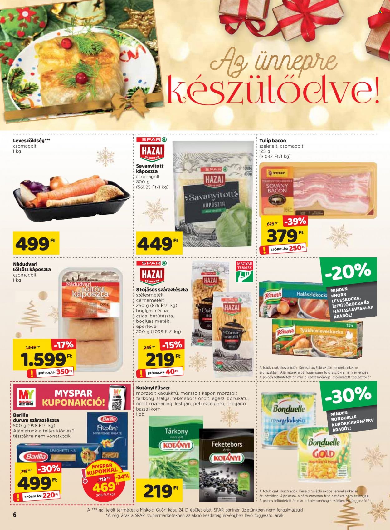 SPAR akciós újságok - 2021.12.16 - 2021.12.24. Oldal 6