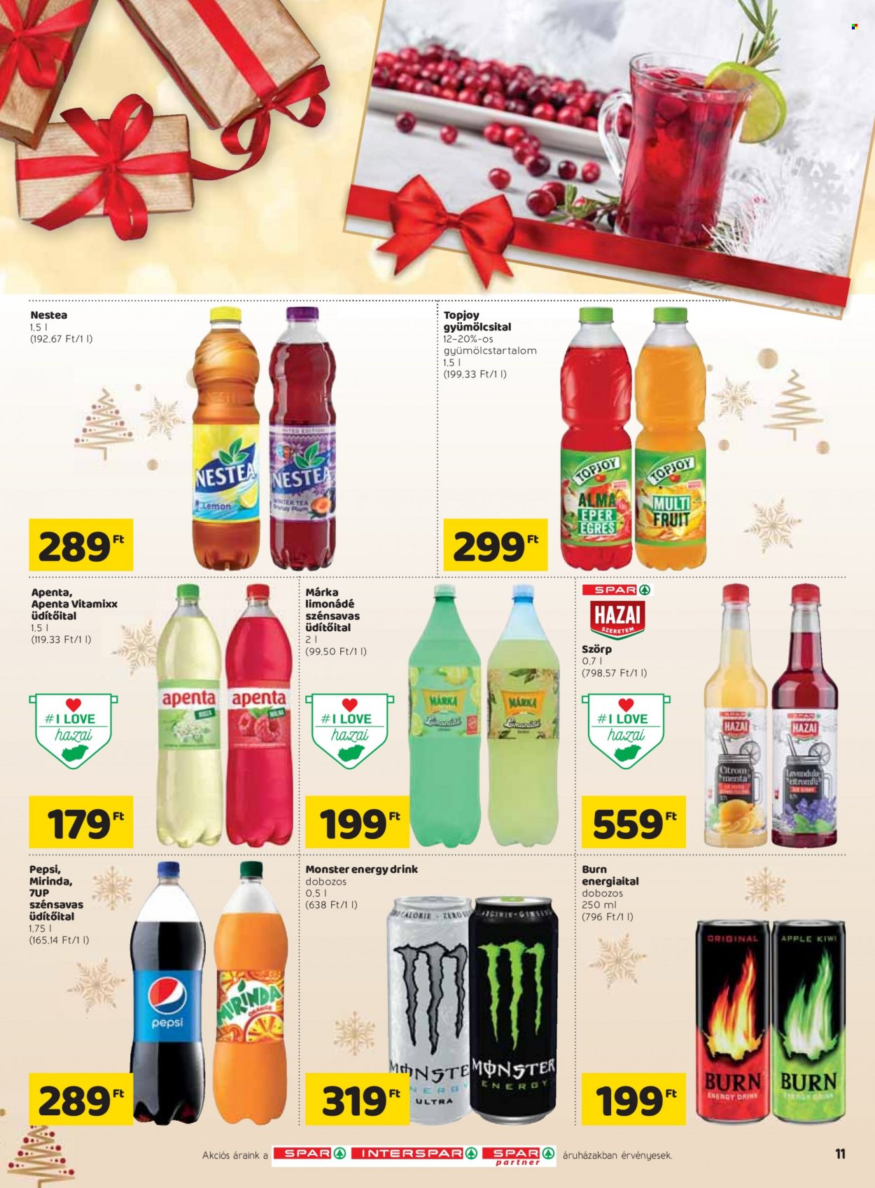 SPAR akciós újságok - 2021.12.16 - 2021.12.24. Oldal 11