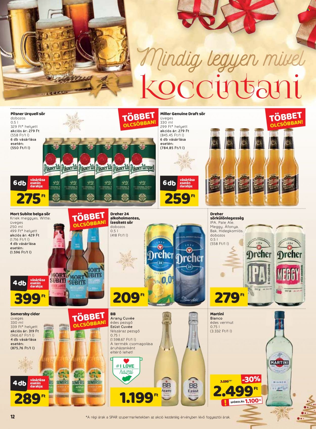 SPAR akciós újságok - 2021.12.16 - 2021.12.24. Oldal 12
