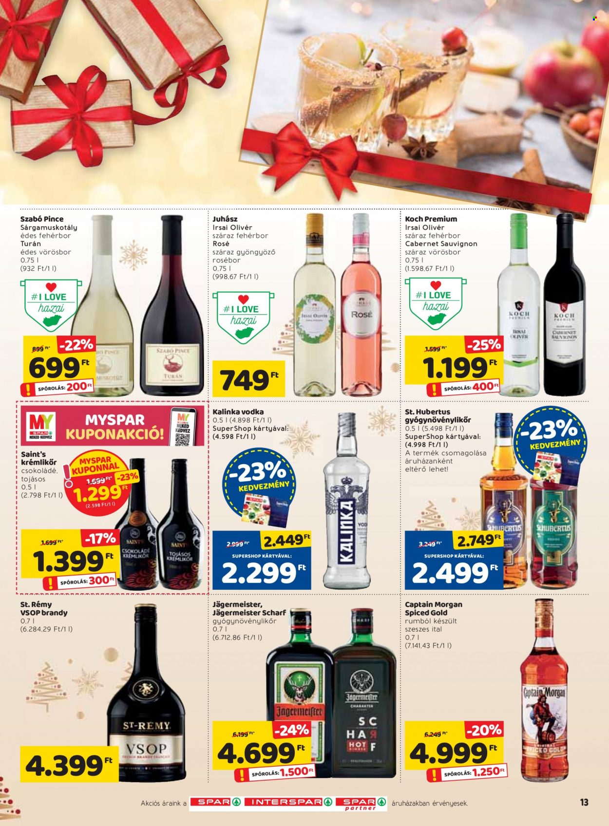 SPAR akciós újságok - 2021.12.16 - 2021.12.24. Oldal 13