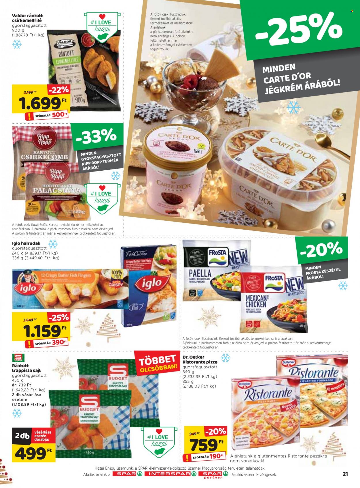 SPAR akciós újságok - 2021.12.16 - 2021.12.24. Oldal 21