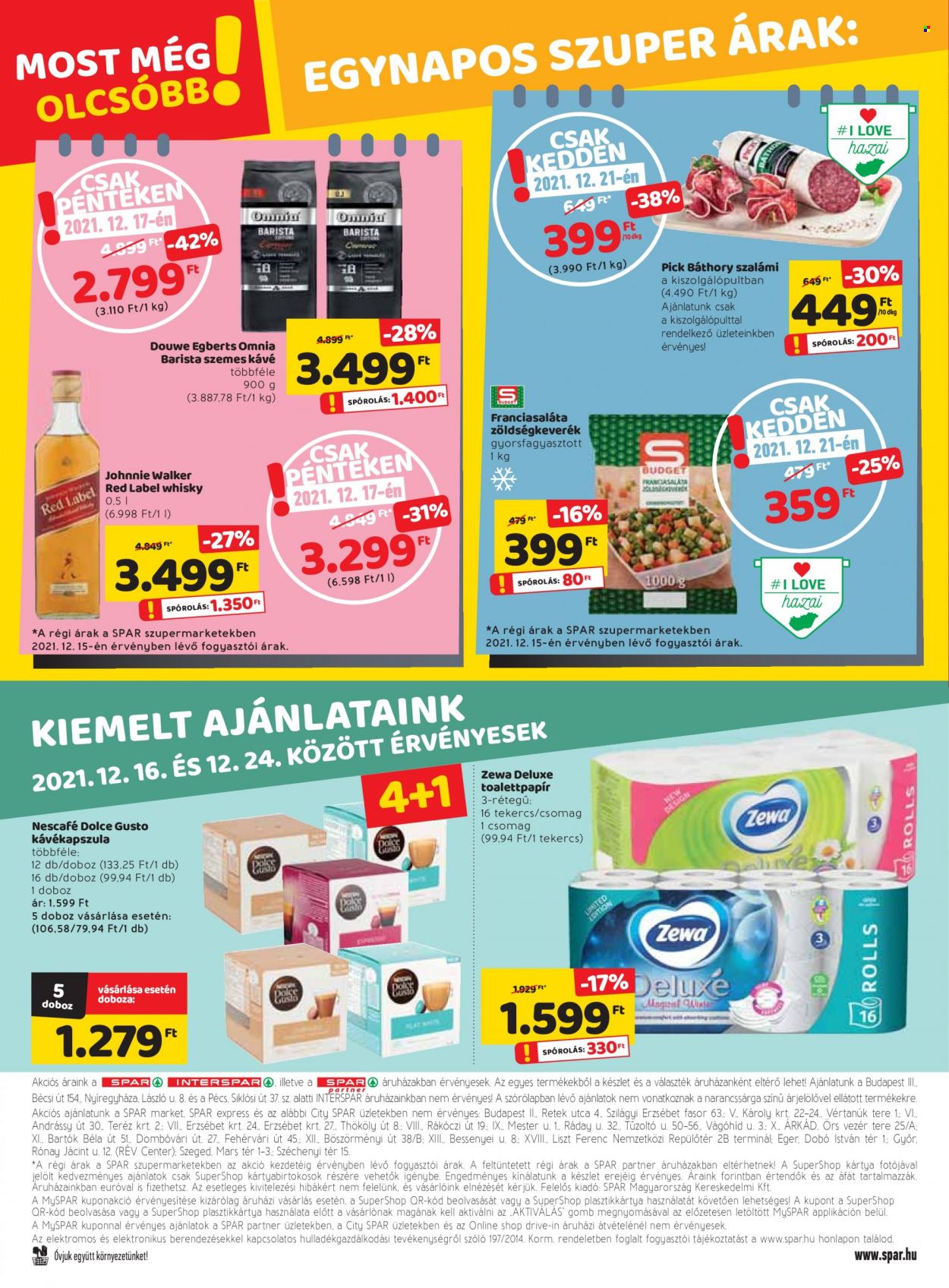 SPAR akciós újságok - 2021.12.16 - 2021.12.24. Oldal 32