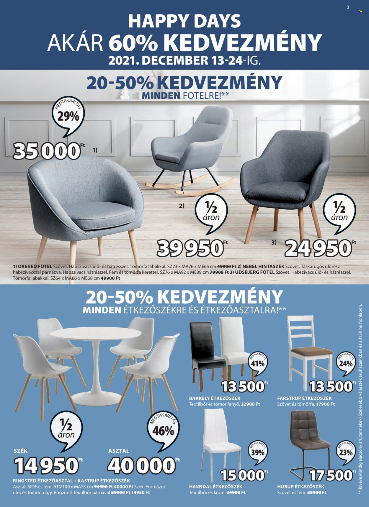 JYSK akciós újságok - 2021.12.13 - 2021.12.24. Oldal 3