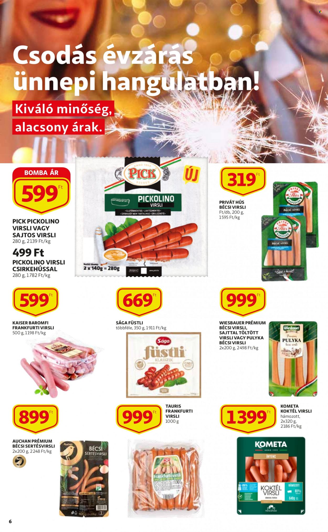 Auchan akciós újságok - 2021.12.16 - 2021.12.24. Oldal 6