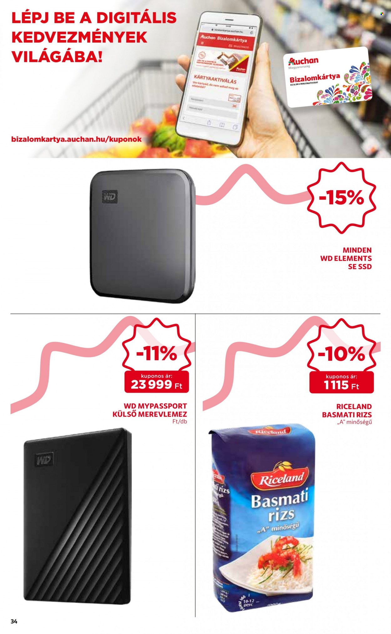 Auchan akciós újságok - 2021.12.16 - 2021.12.24. Oldal 34