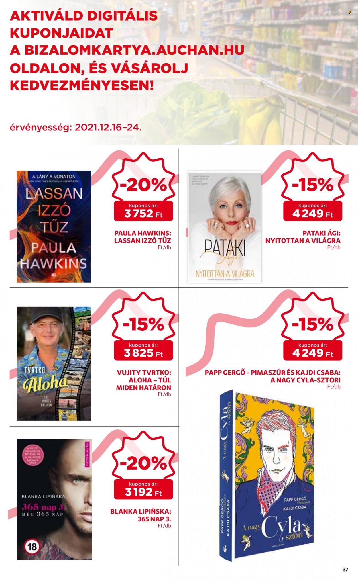 Auchan akciós újságok - 2021.12.16 - 2021.12.24. Oldal 37