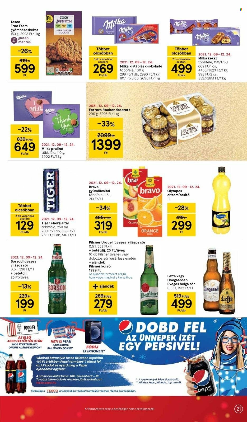 TESCO akciós újságok - 2021.12.16 - 2021.12.24. Oldal 21