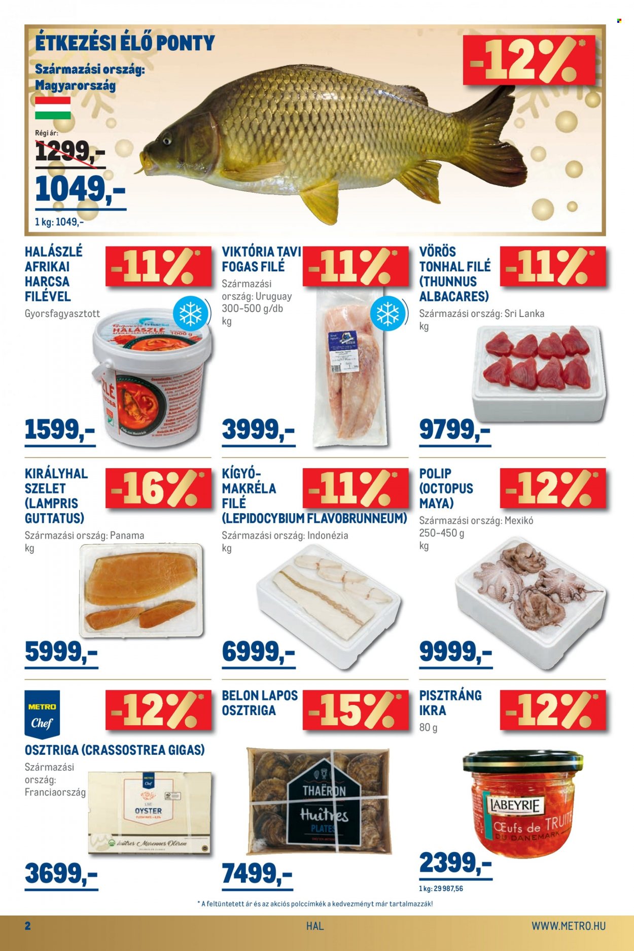 Metro akciós újságok - 2021.12.15 - 2021.12.26. Oldal 2