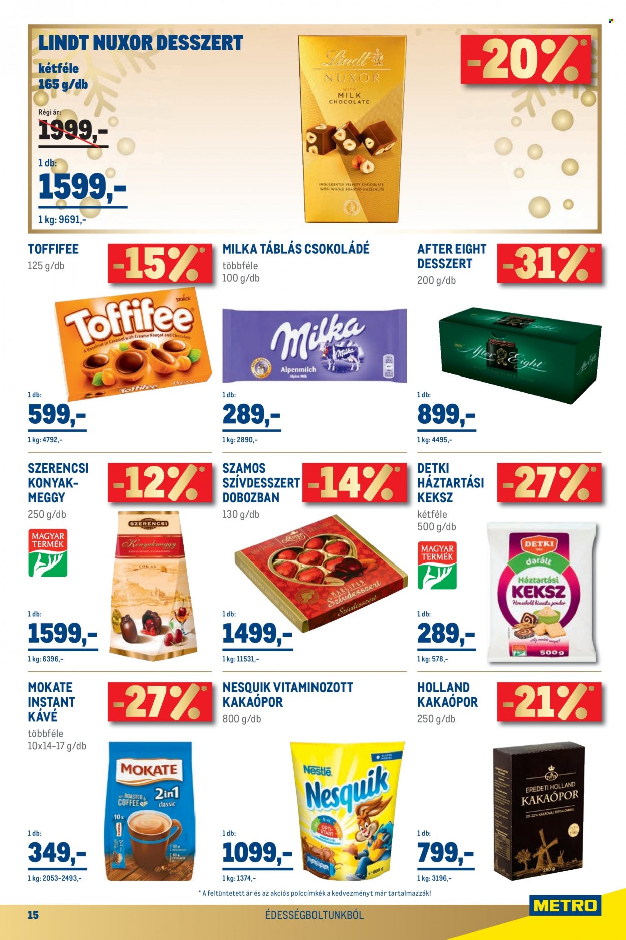 Metro akciós újságok - 2021.12.15 - 2021.12.26. Oldal 15