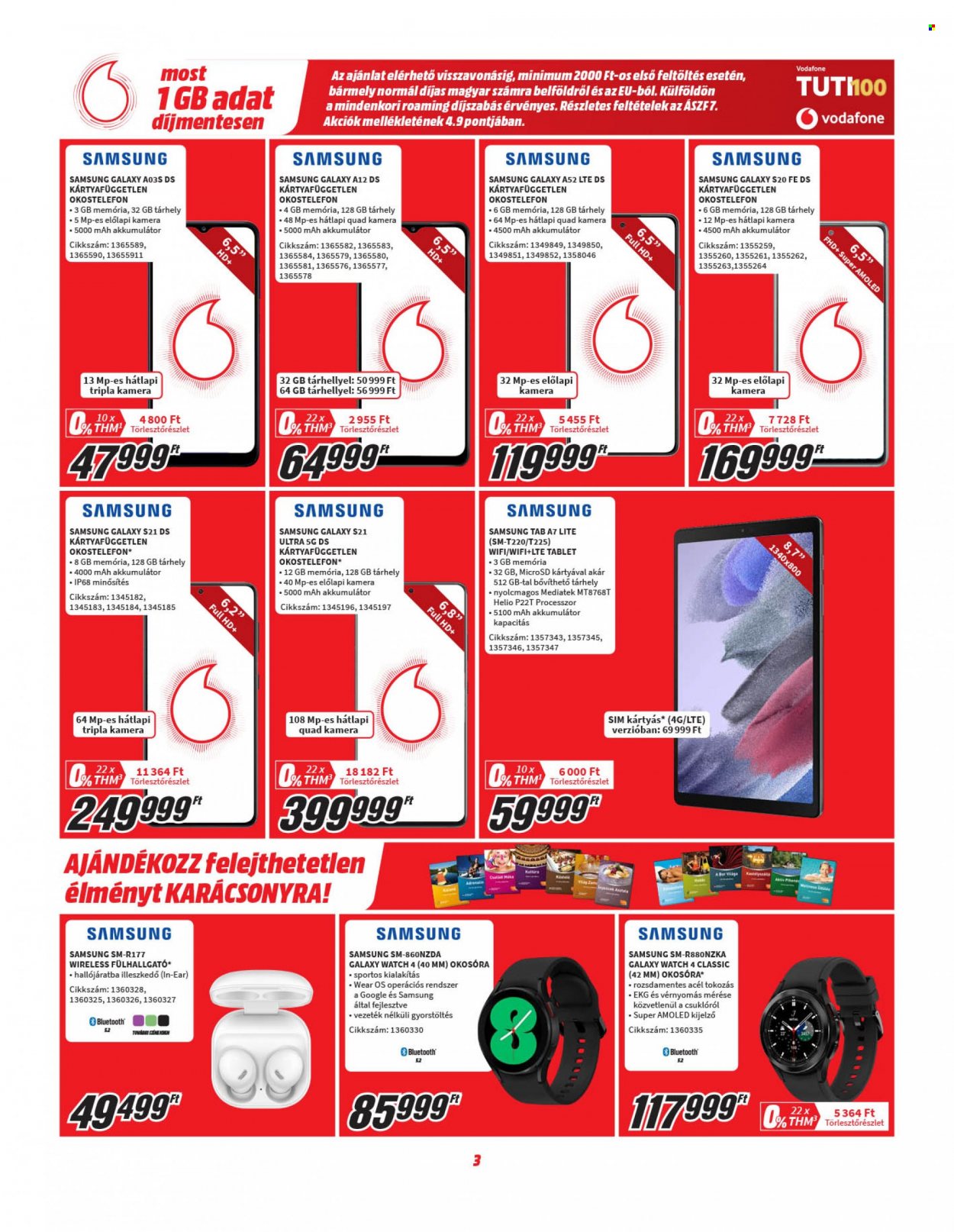 MediaMarkt akciós újságok - 2021.12.14 - 2021.12.24. Oldal 3