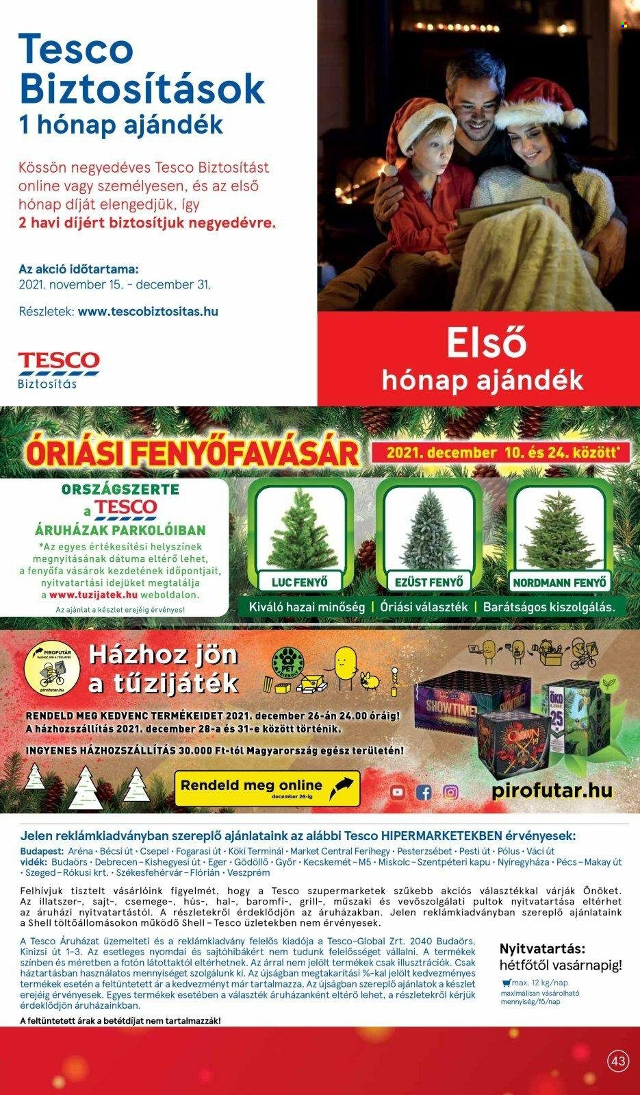 TESCO akciós újságok - 2021.12.16 - 2021.12.24. Oldal 43
