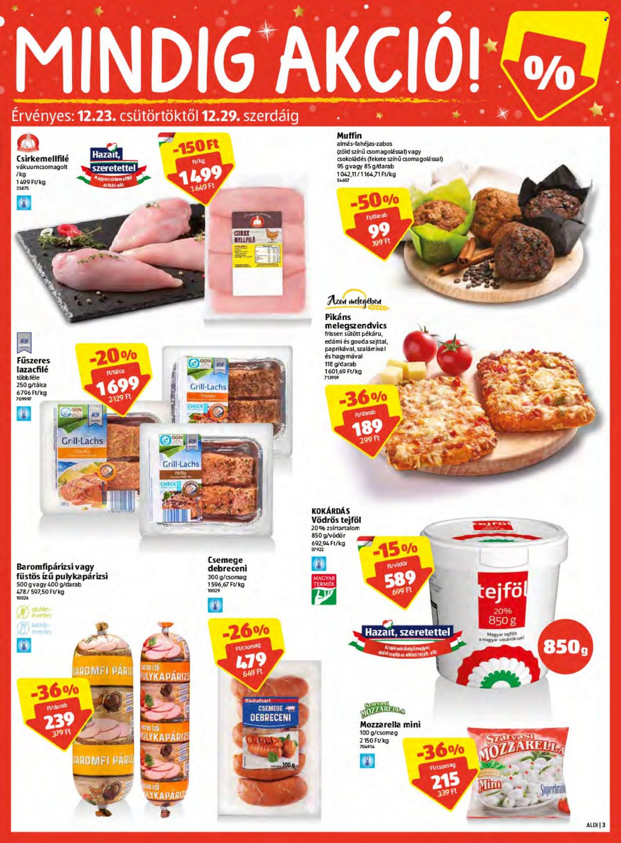 Aldi akciós újságok - 2021.12.23 - 2021.12.29. Oldal 3