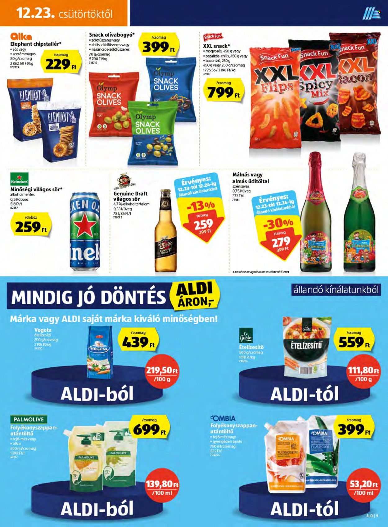 Aldi akciós újságok - 2021.12.23 - 2021.12.29. Oldal 9