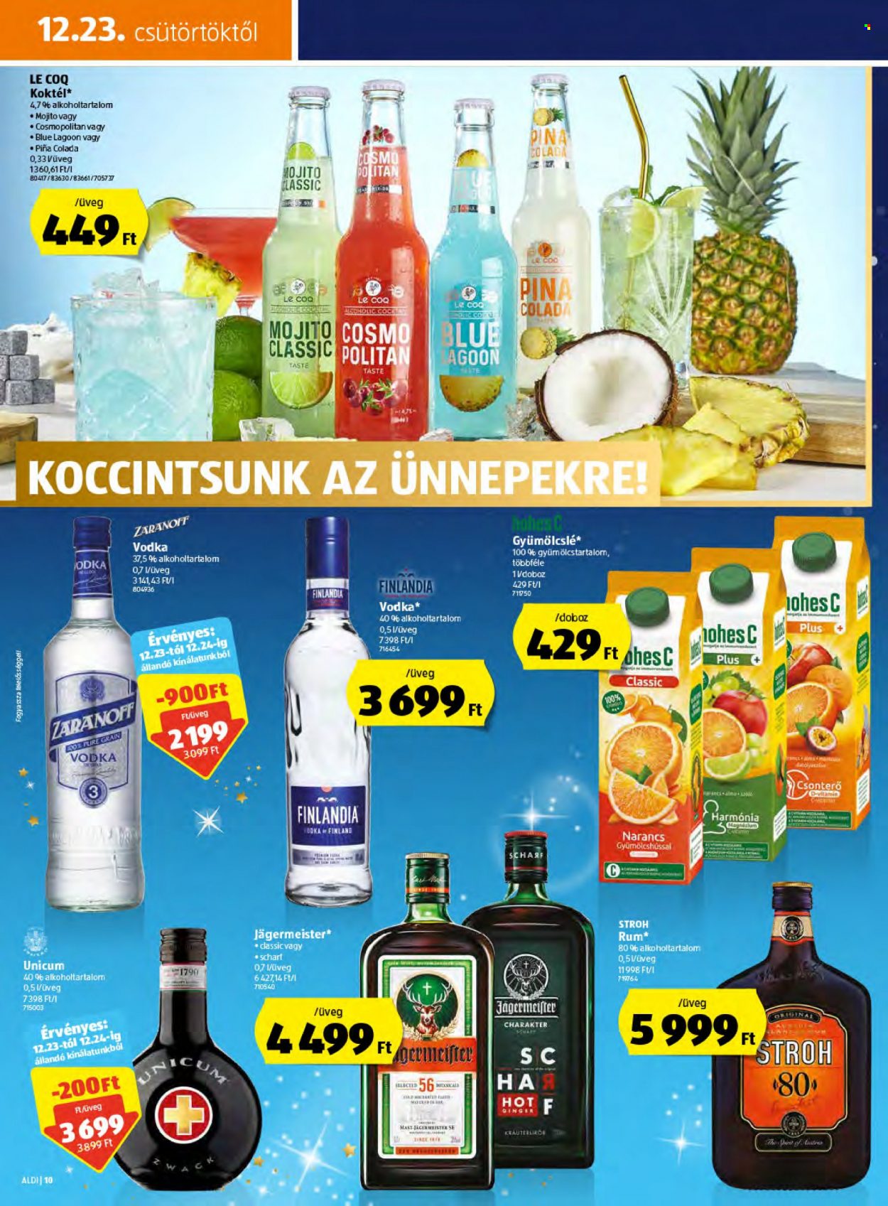 Aldi akciós újságok - 2021.12.23 - 2021.12.29. Oldal 10