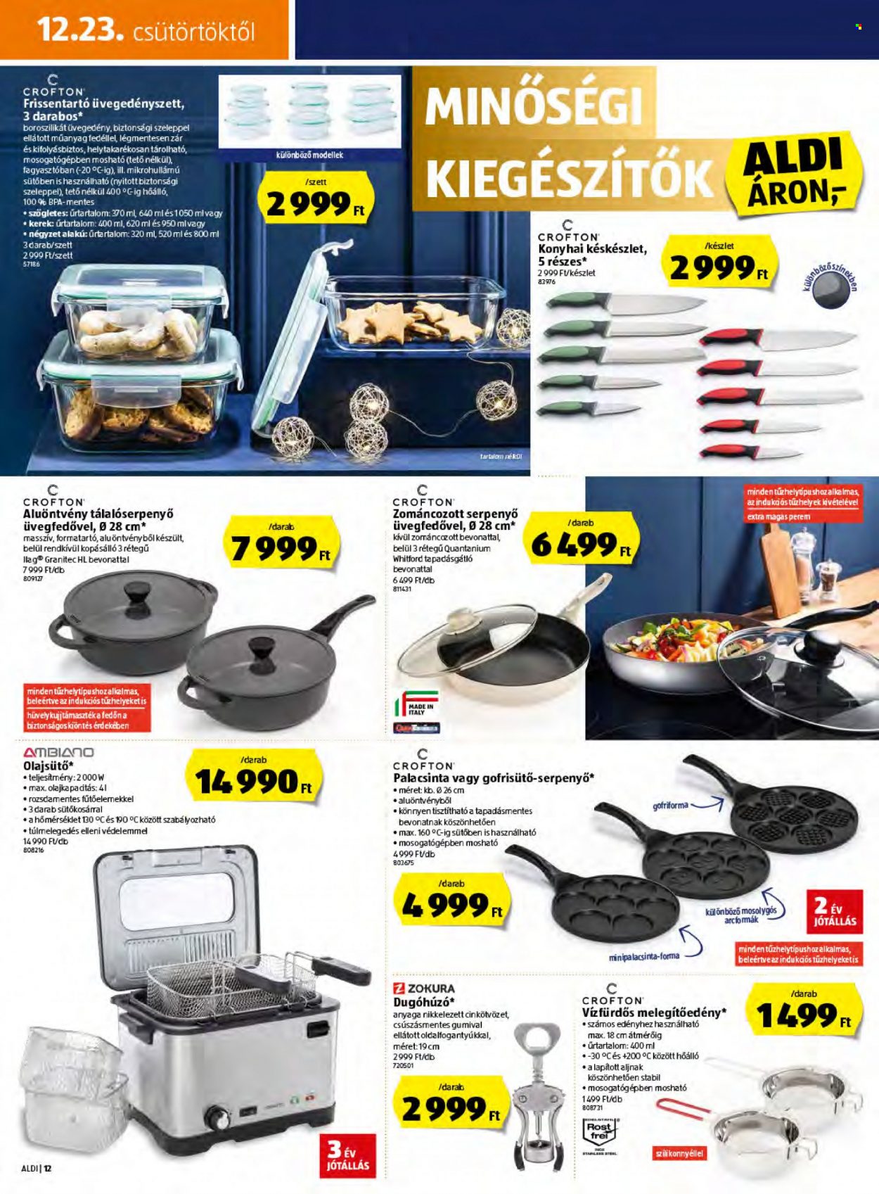 Aldi akciós újságok - 2021.12.23 - 2021.12.29. Oldal 12