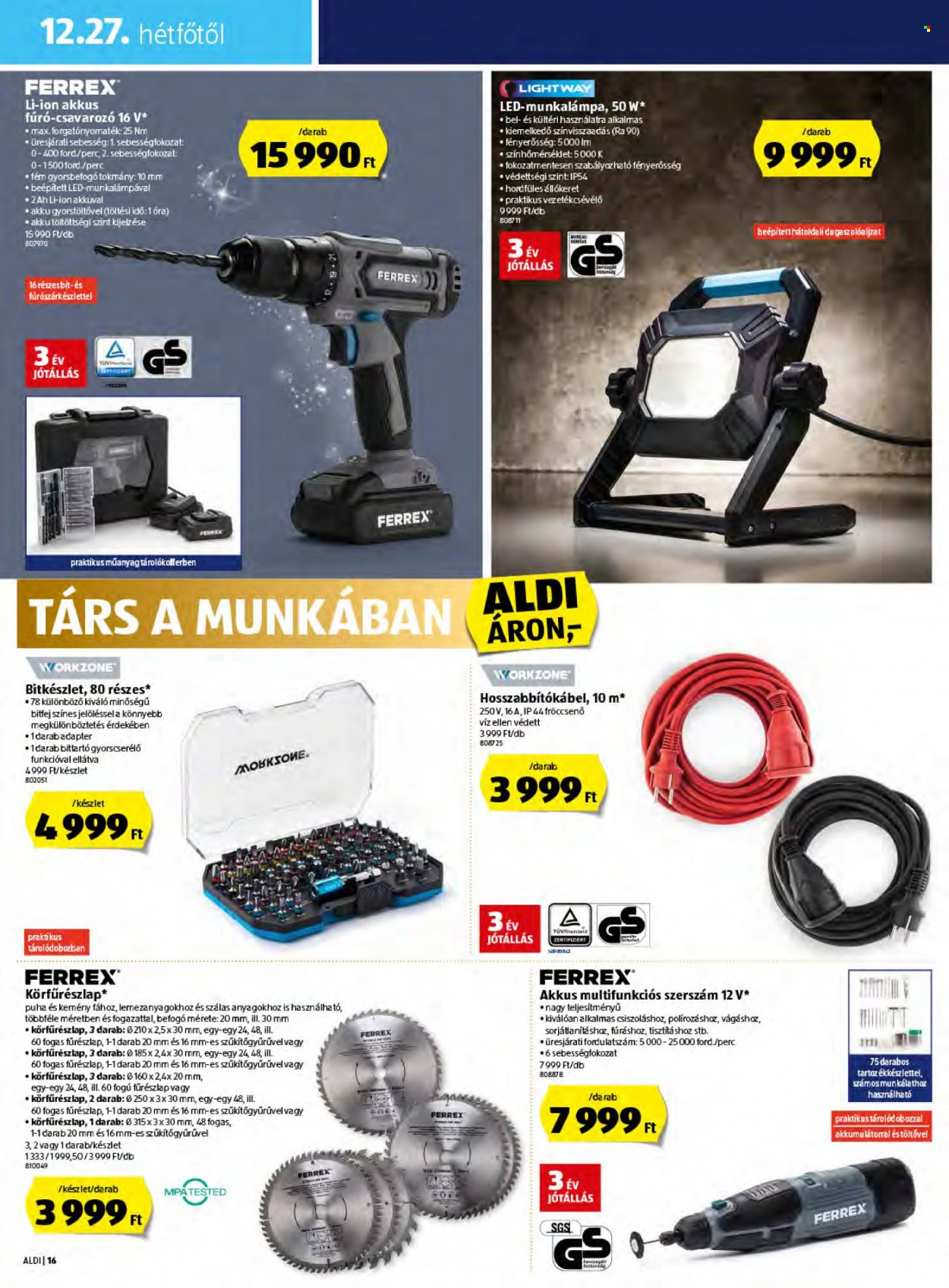 Aldi akciós újságok - 2021.12.23 - 2021.12.29. Oldal 16