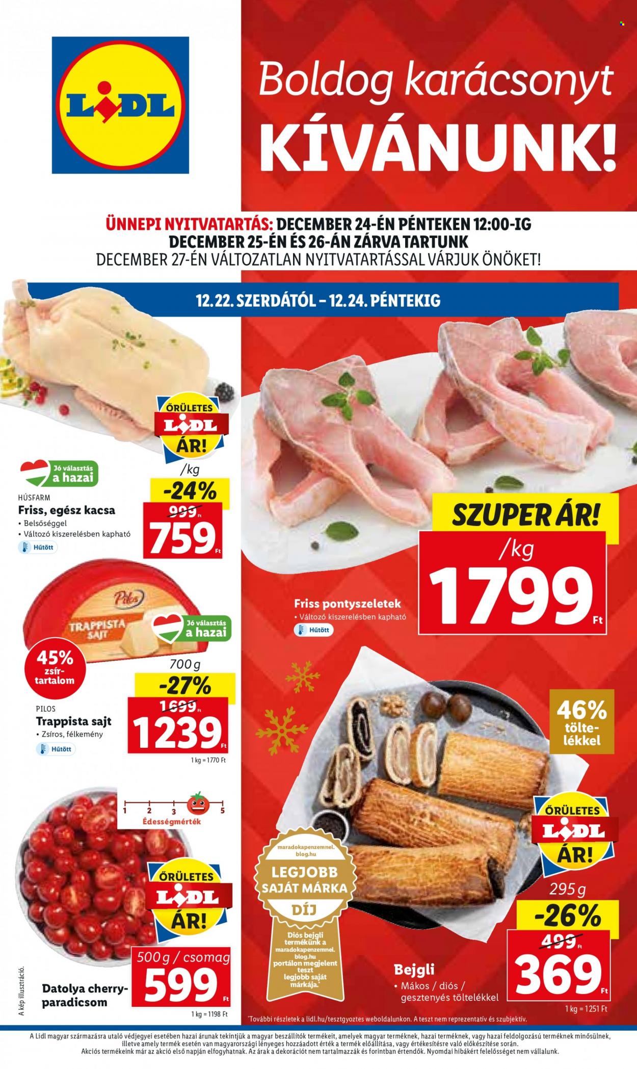 Lidl akciós újságok - 2021.12.22 - 2021.12.24. Oldal 1