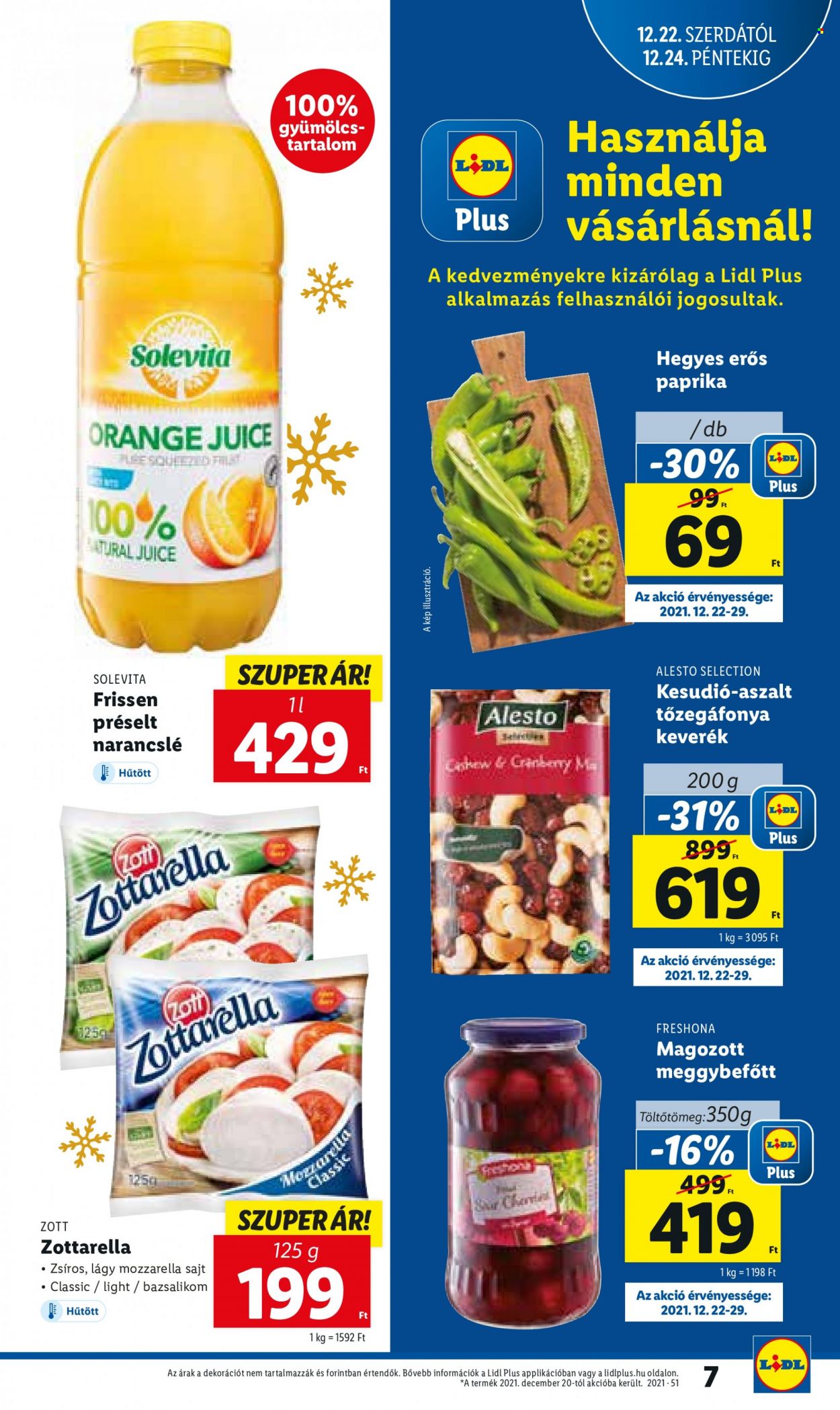 Lidl akciós újságok - 2021.12.22 - 2021.12.24. Oldal 7
