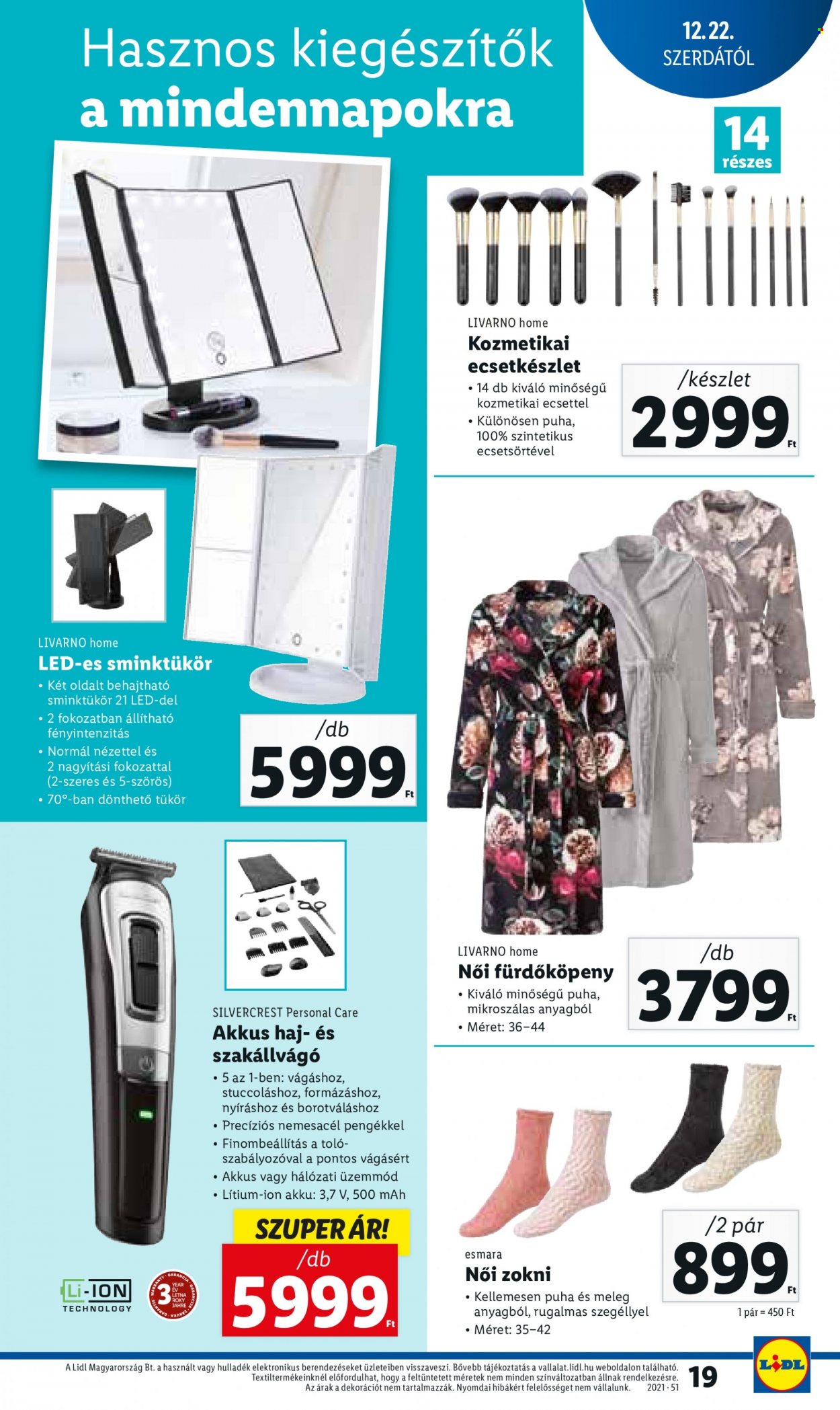 Lidl akciós újságok - 2021.12.22 - 2021.12.24. Oldal 19