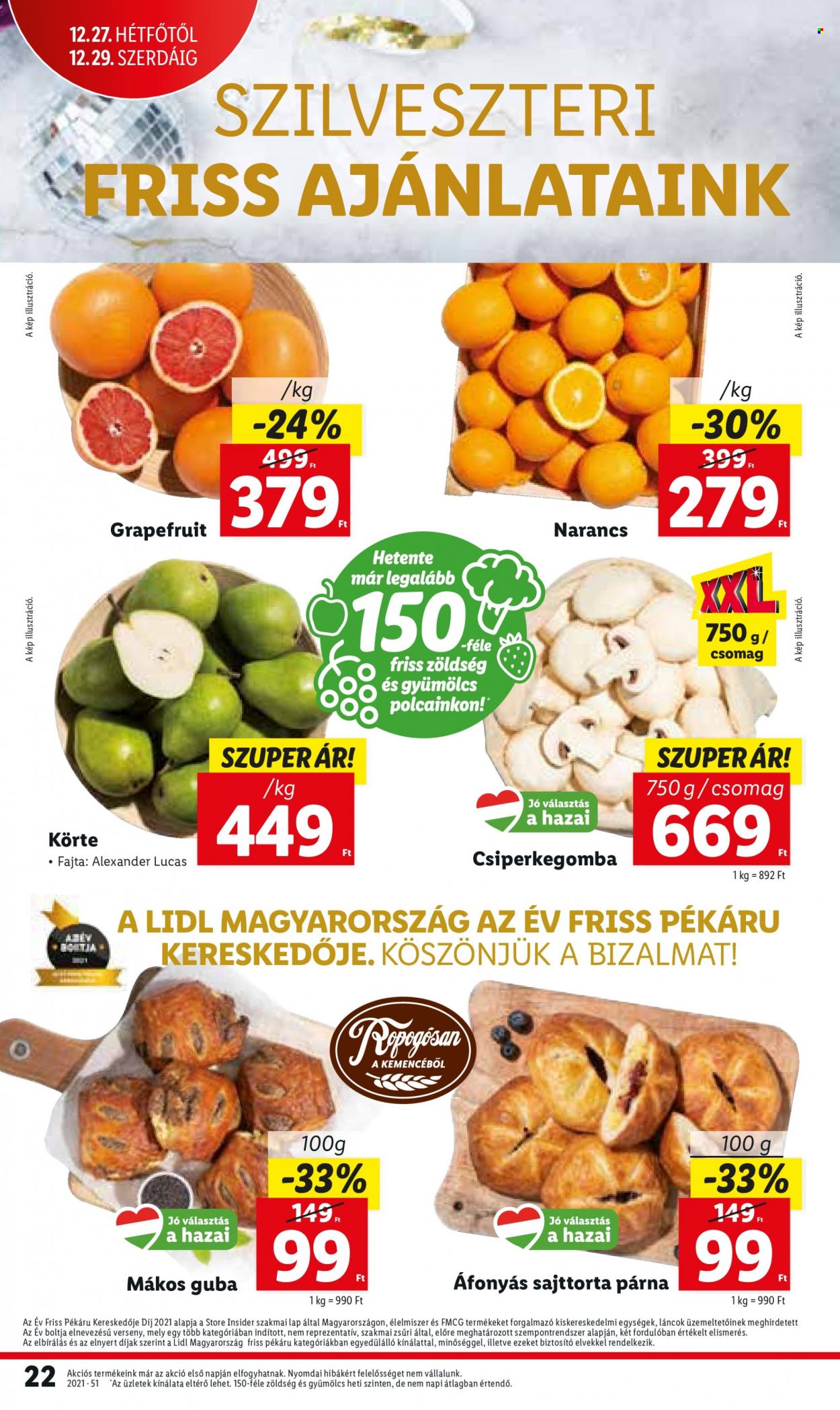 Lidl akciós újságok - 2021.12.22 - 2021.12.24. Oldal 22