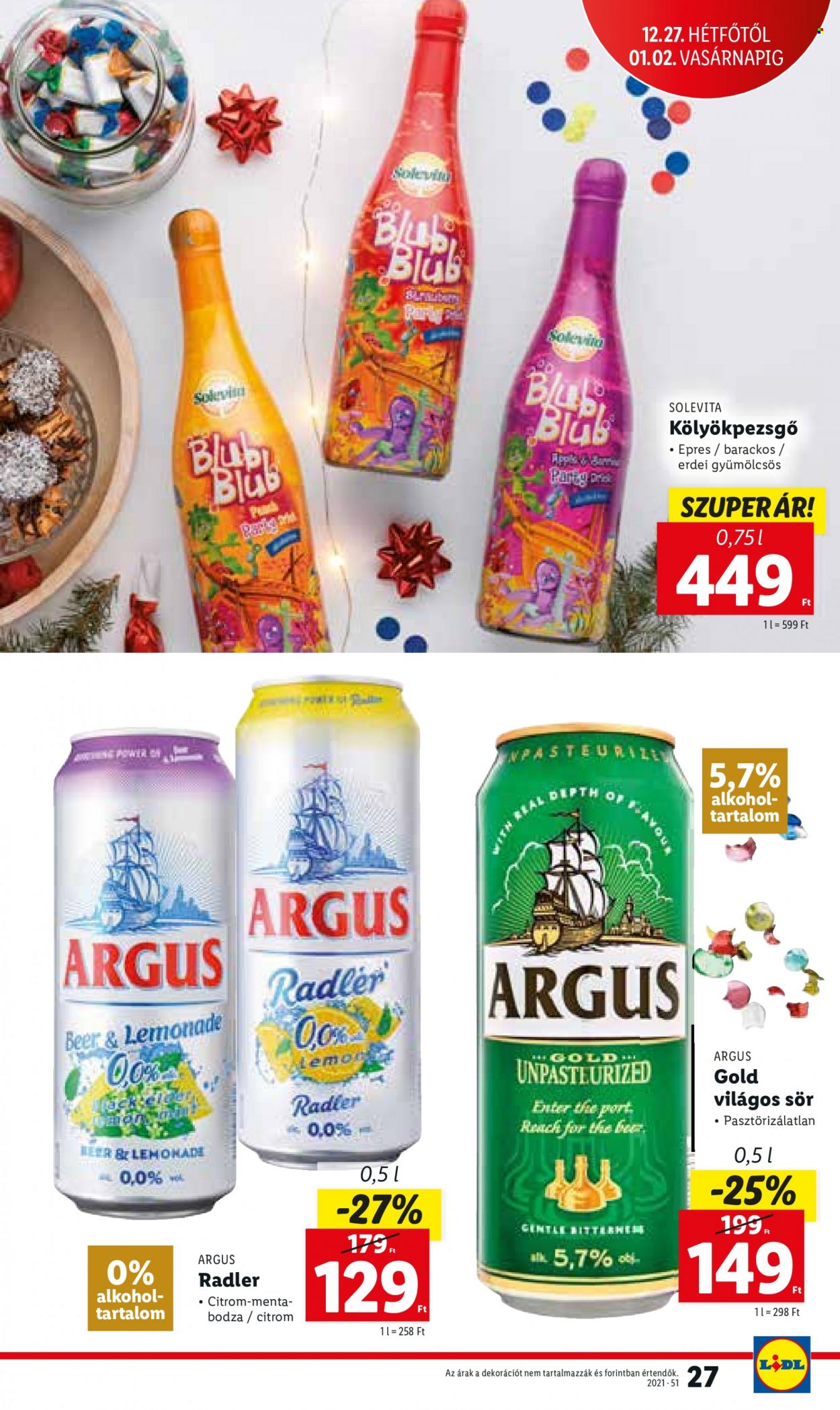 Lidl akciós újságok - 2021.12.22 - 2021.12.24. Oldal 27