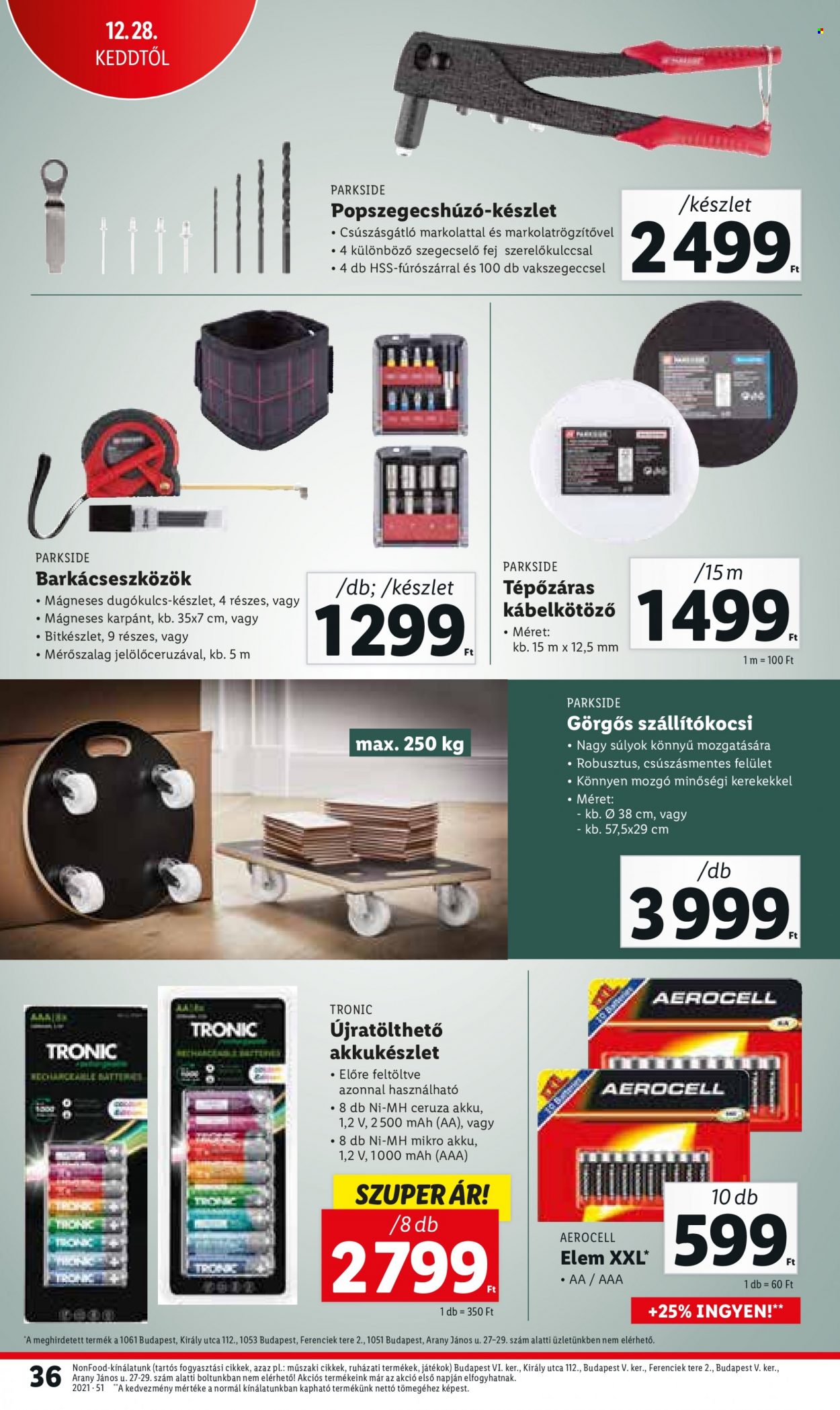 Lidl akciós újságok - 2021.12.22 - 2021.12.24. Oldal 36