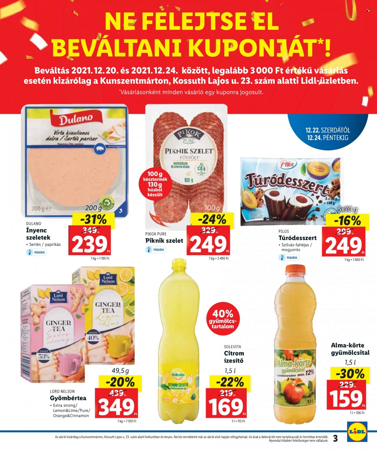 Lidl akciós újságok - 2021.12.22 - 2021.12.24. Oldal 3