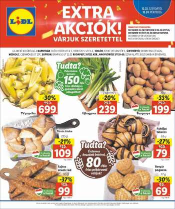 Újság Lidl - 2021.12.22 - 2021.12.24.