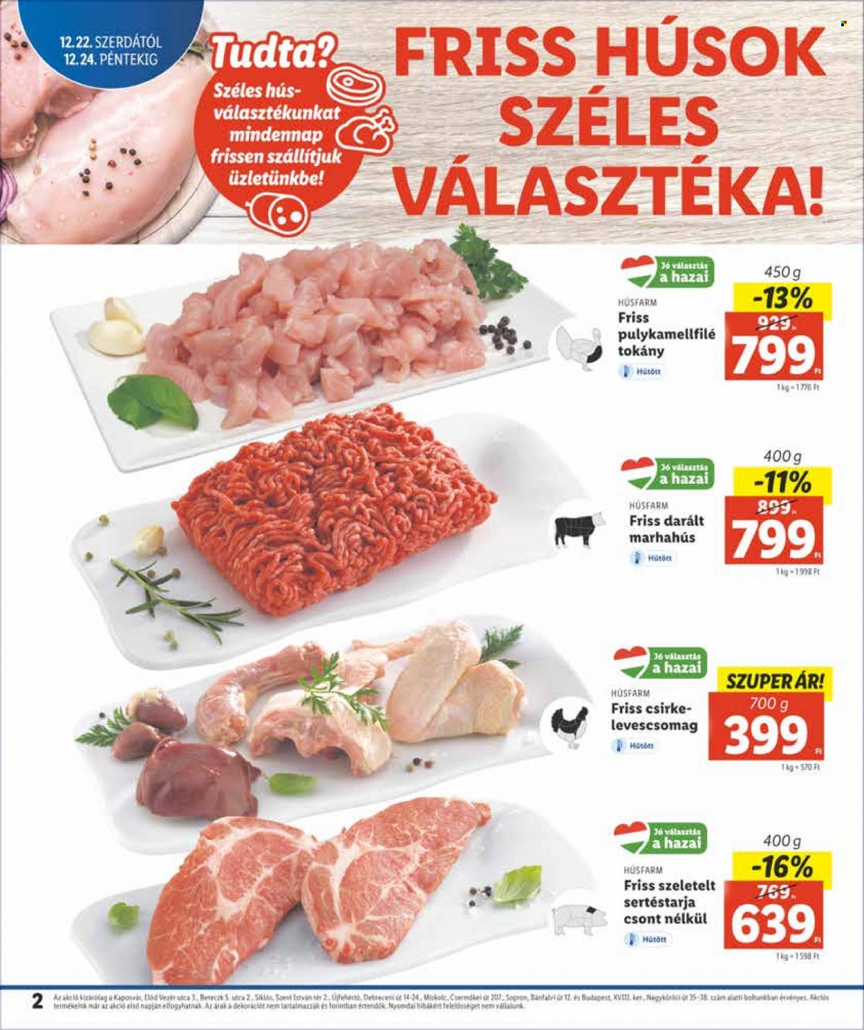 Lidl akciós újságok - 2021.12.22 - 2021.12.24. Oldal 2
