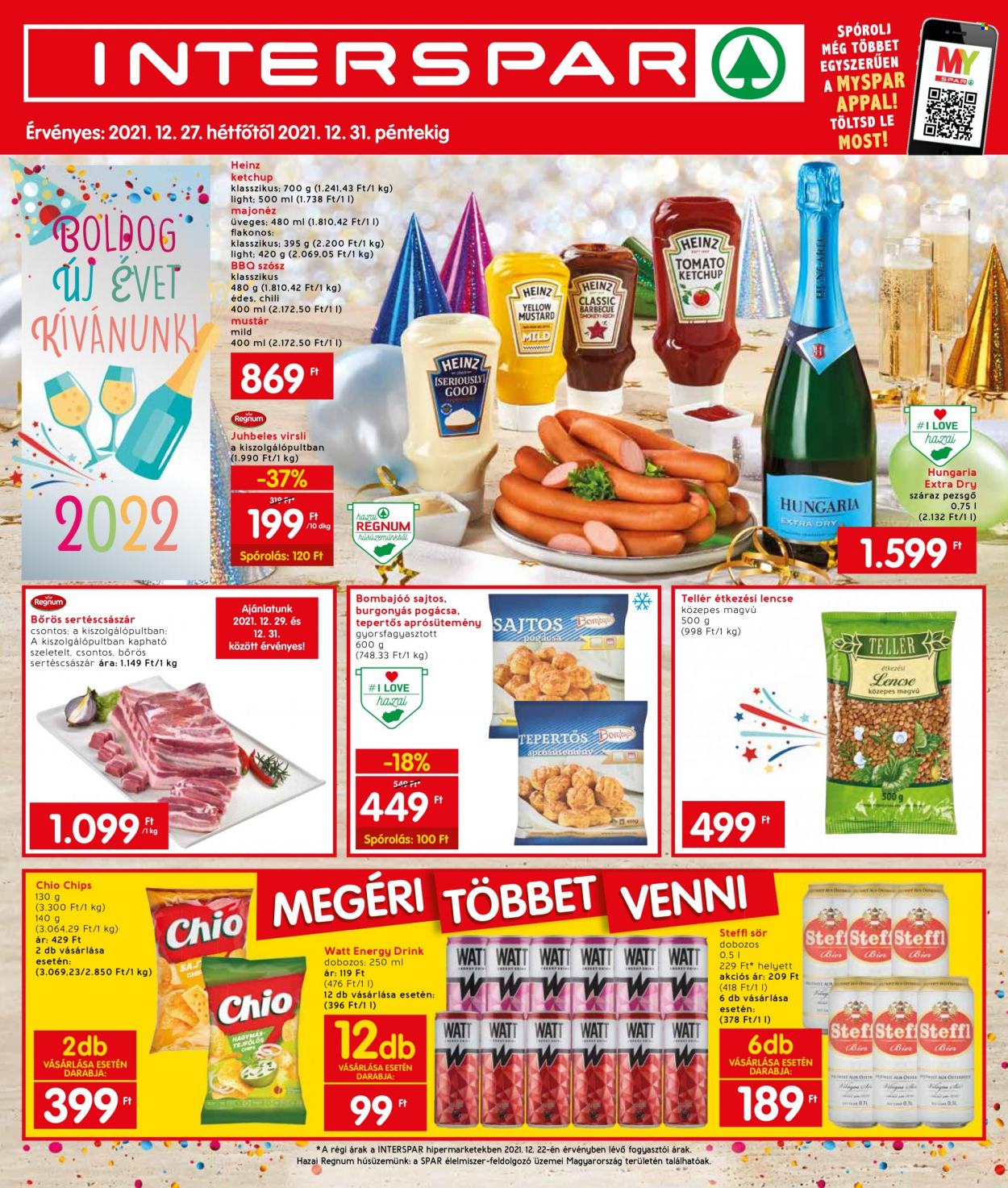 INTERSPAR akciós újságok - 2021.12.27 - 2021.12.31. Oldal 1