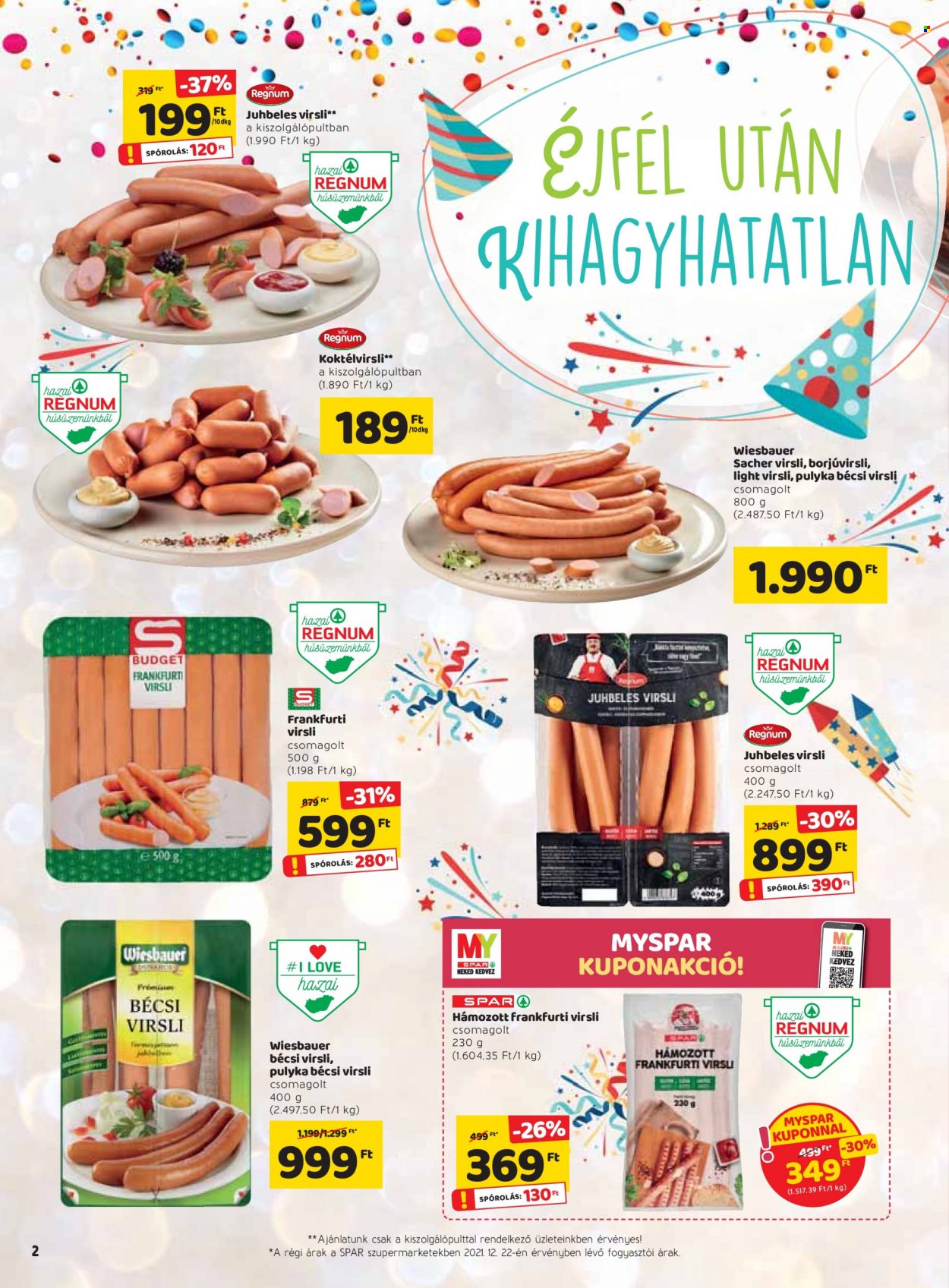 SPAR akciós újságok - 2021.12.27 - 2021.12.31. Oldal 2