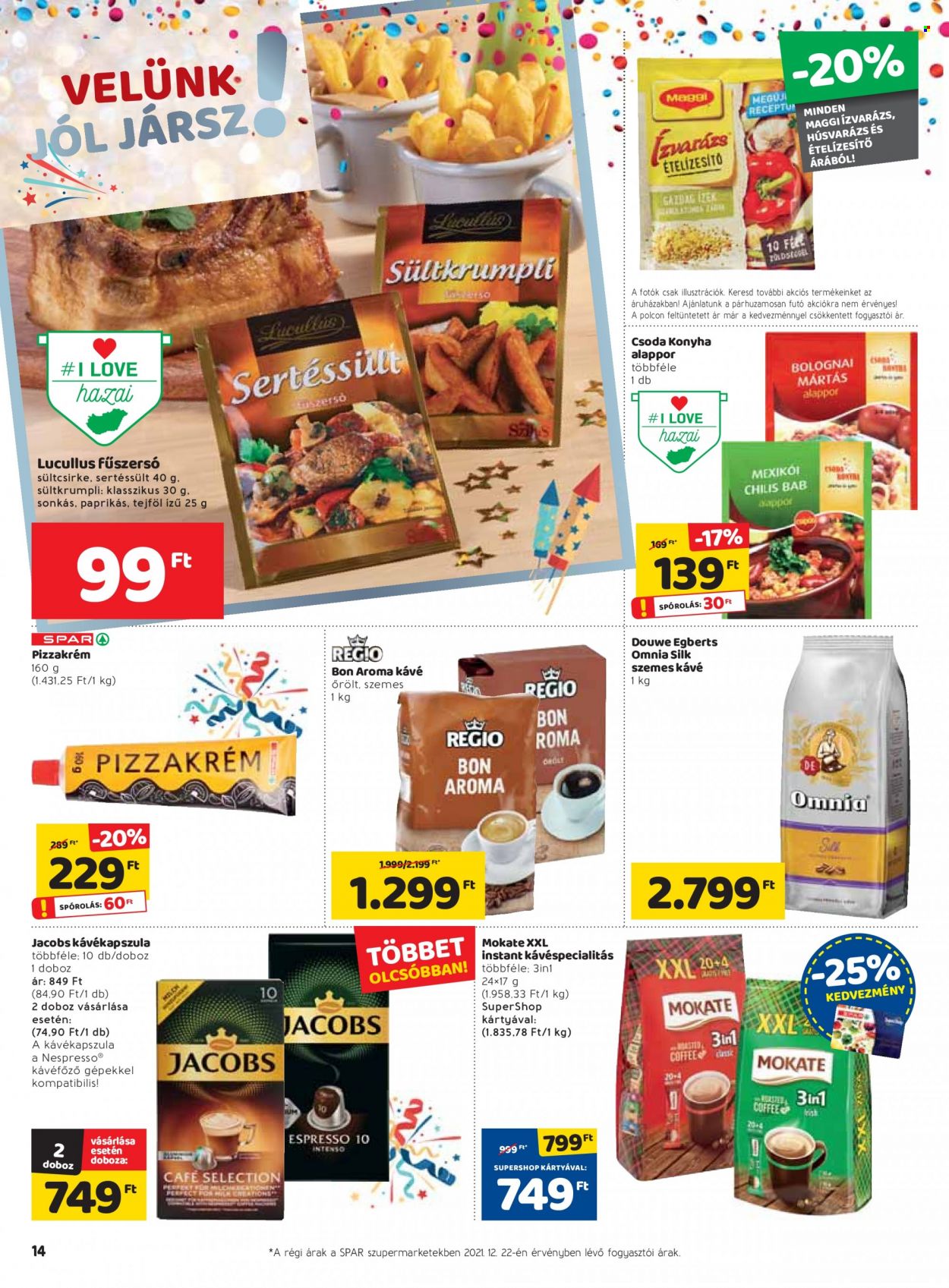 SPAR akciós újságok - 2021.12.27 - 2021.12.31. Oldal 20