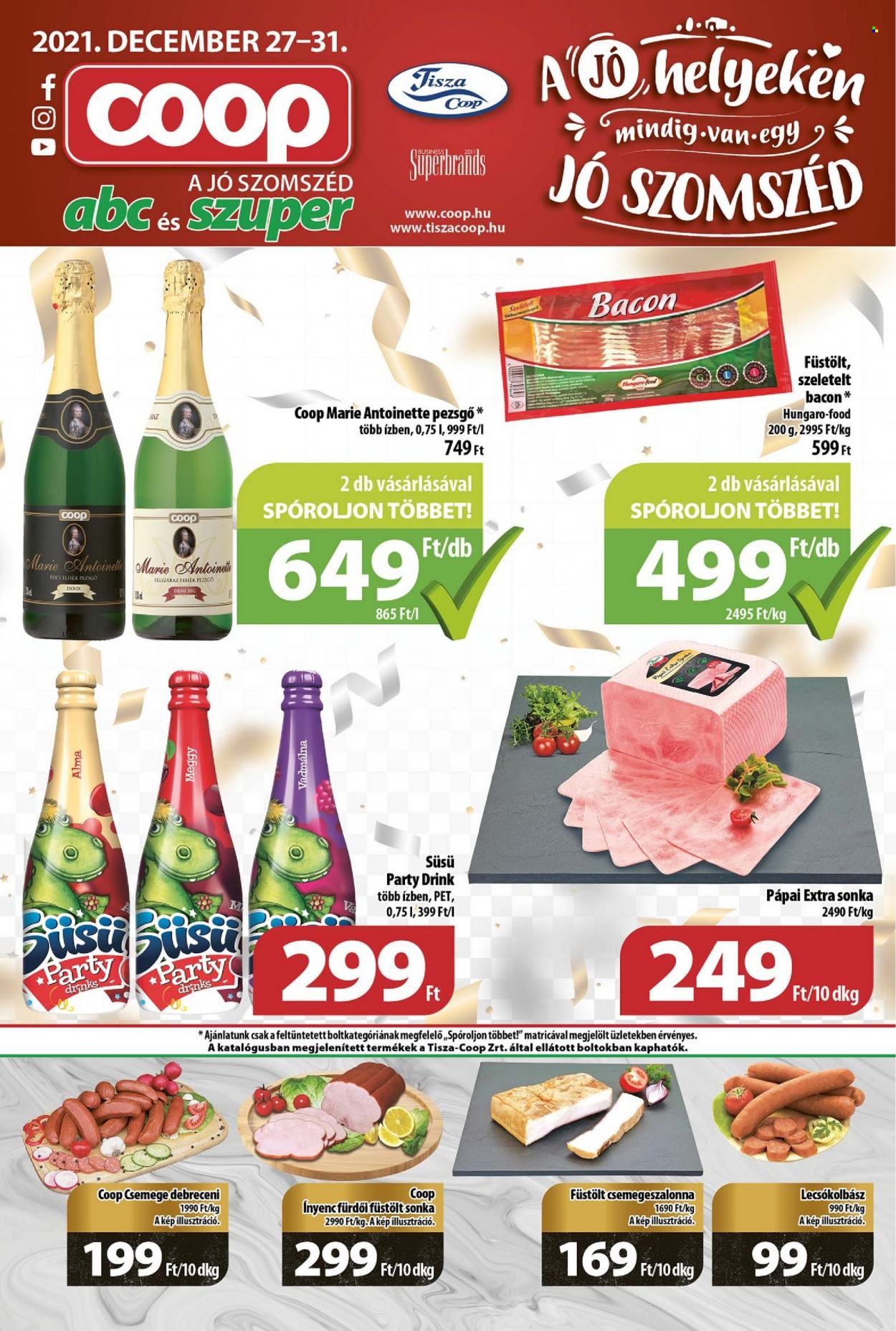 Coop akciós újságok - 2021.12.27 - 2021.12.31. Oldal 1